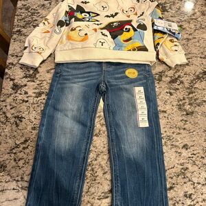 Boys 3T Bluey Sweatshirt and Jeans Set
